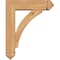 Ekena Millwork Thorton Arts and Crafts Smooth Bracket w/ Offset Brace, Western Red Cedar, 5 1/2"W x 18"D x 22"H BKT0604X18X22THR03SWR - alternate 4